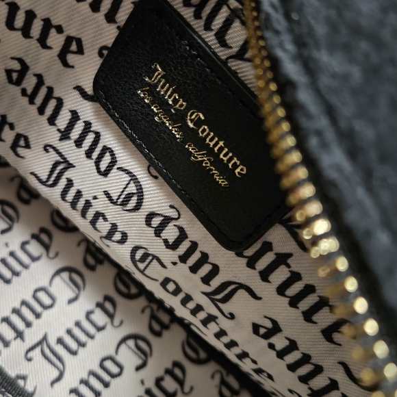 Juicy Couture Black Rhinestone Embellished Bag - Picture 3 of 8